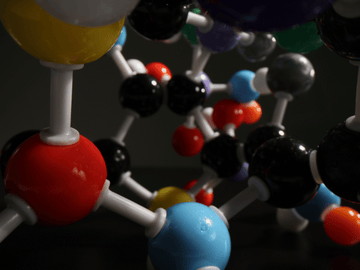 3D molecular structure representation showcasing the chemical makeup of humulene, a terpene known for its therapeutic benefits in cannabis and natural wellness.