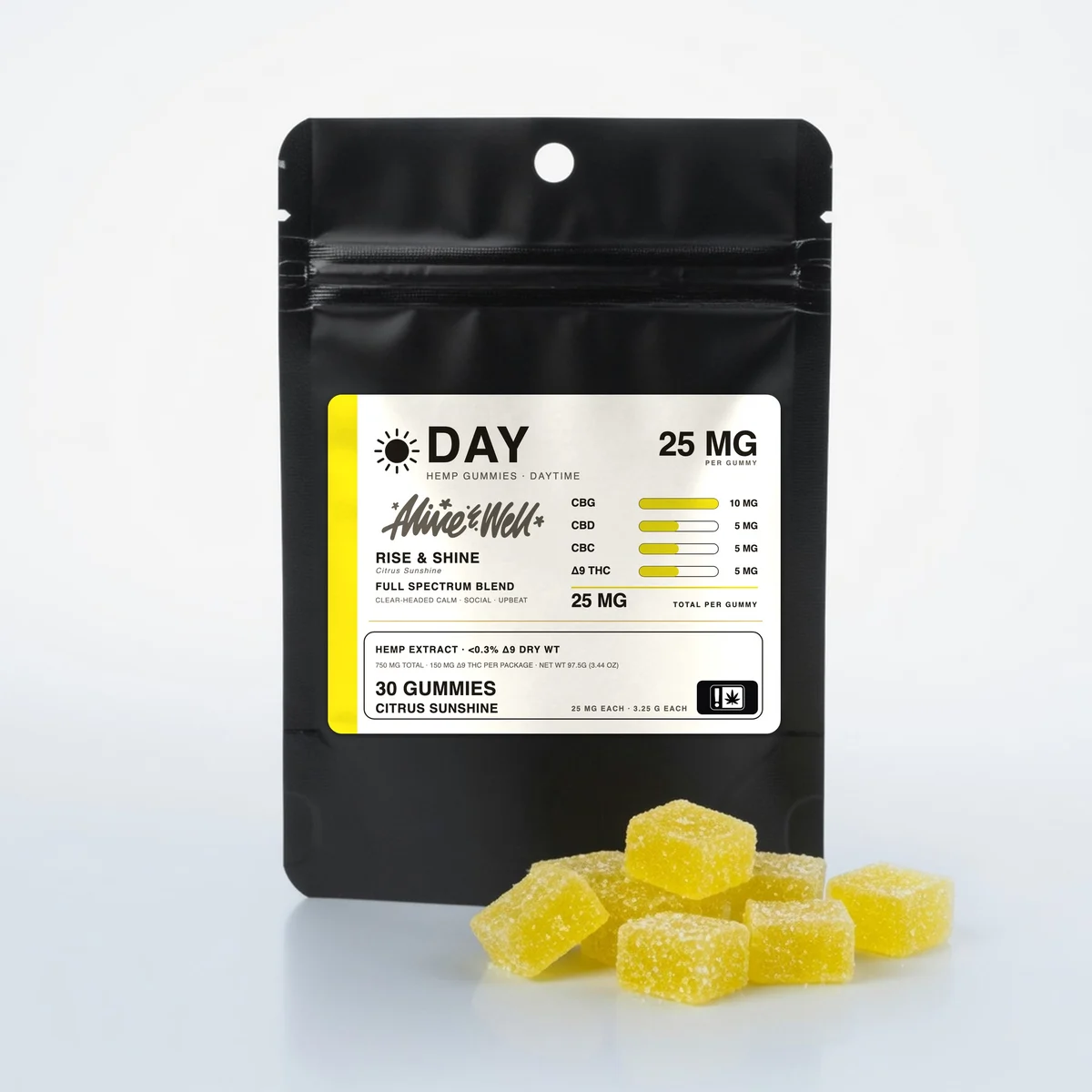 Full Spectrum Day gummies — Citrus Sunshine